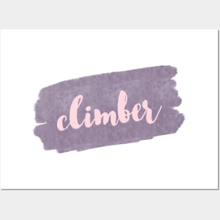 Climber Posters and Art